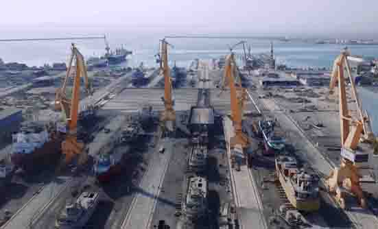 هفت شناور در مجتمع کشتی سازی فراساحل ایران در بندرعباس تعمیر شد
