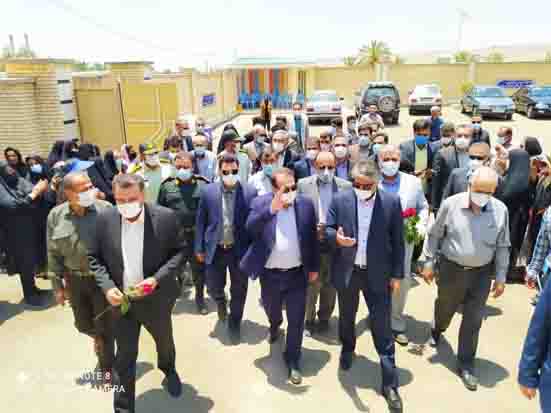 افتتاح مدرسه شهدای بانک ملی ایران در روستای سید حسین شهرستان کازرون