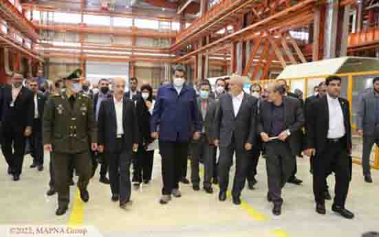 تمجید رئیس جمهور ونزوئلا از دستاوردهای صنعتی مپنا تمجید رئیس جمهور ونزوئلا از دستاوردهای صنعتی مپنا