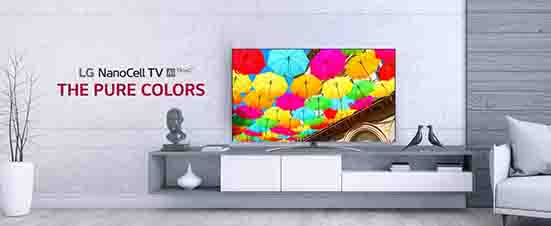 نمایش رنگ­های ناب و خالص با تلویزیون­های NanoCell ال‌جی