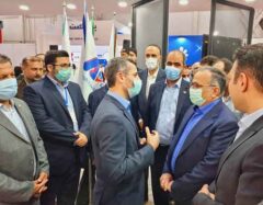 بازدید رئیس کل بیمه مرکزی از غرفه بیمه ایران در چهاردهمین نمایشگاه صنعت مالی