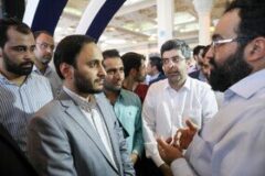 بازدید سخنگوی دولت از غرفه ایسنا در نمایشگاه هم افزایی مدیریت