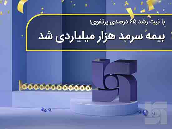با ثبت رشد ۶۵ درصدی پرتفوی؛ بیمه سرمد هزار میلیاردی شد با ثبت رشد ۶۵ درصدی پرتفوی؛ بیمه سرمد هزار میلیاردی شد