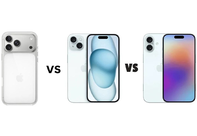 مقایسه هزینه رجیستری آیفون‌های نسل جدید: آیفون 15، 16 و 17