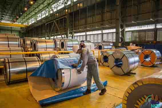 ۱۴۲ هزار تن ورق فولادی در سبد خریداران بورس کالا