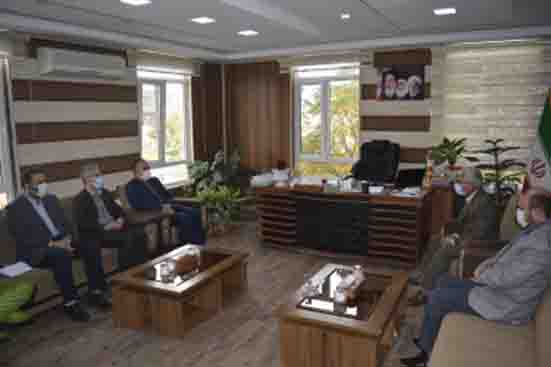 دیدار مدیر کل تامین اجتماعی قزوین با مسئولان البرز