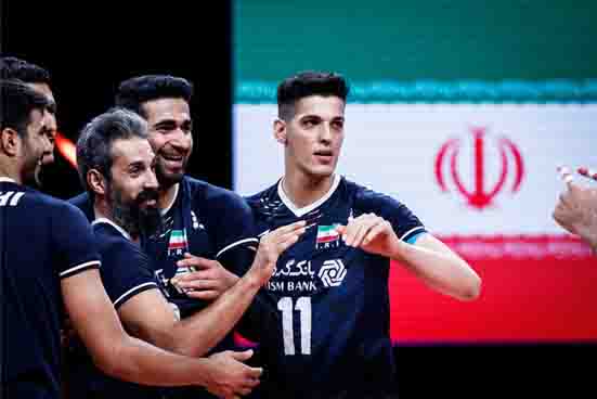والیبال ایران در تعقیب فرانسه برای کسب رتبه پنجم جهان