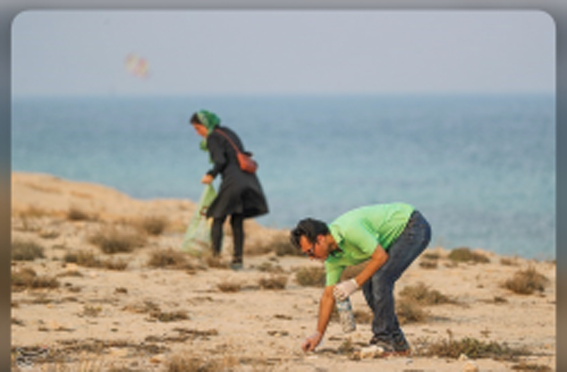 برگزاری همایش پاکسازی سواحل جزیره کیش به منظور حفظ محیط زیست
