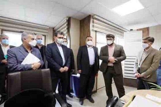 بازدید سرپرست سازمان تامین اجتماعی از شعبه یک تهران بازدید سرپرست سازمان تامین اجتماعی از شعبه یک تهران