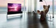 تلویزیون رول شونده  LG’s Rollable OLED یکی از پریمیوم­ترین تلویزیون‌های موجود در بازار