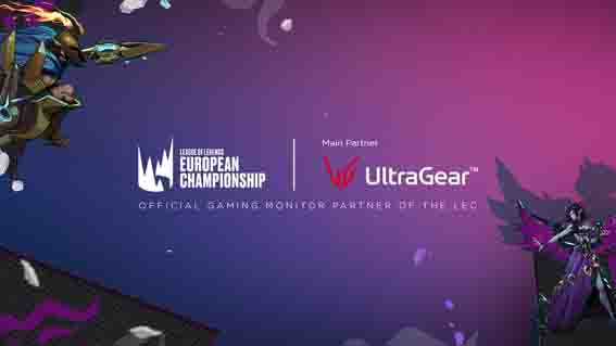 مانیتور LG UltraGear  به‌طور رسمی به‌عنوان مانیتور گیمینگ در لیگ قهرمانی اسطوره‌های اروپا (LEC)، معرفی شد