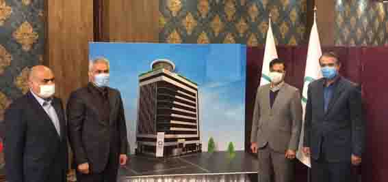 رونمایی از نشان ، لوگو و ماکت ساختمان جدید پست بانک ایران