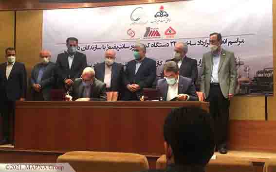 امضای قرارداد ساخت الکتروکمپرسور میان گروه مپنا و شرکت ملی نفت ایران