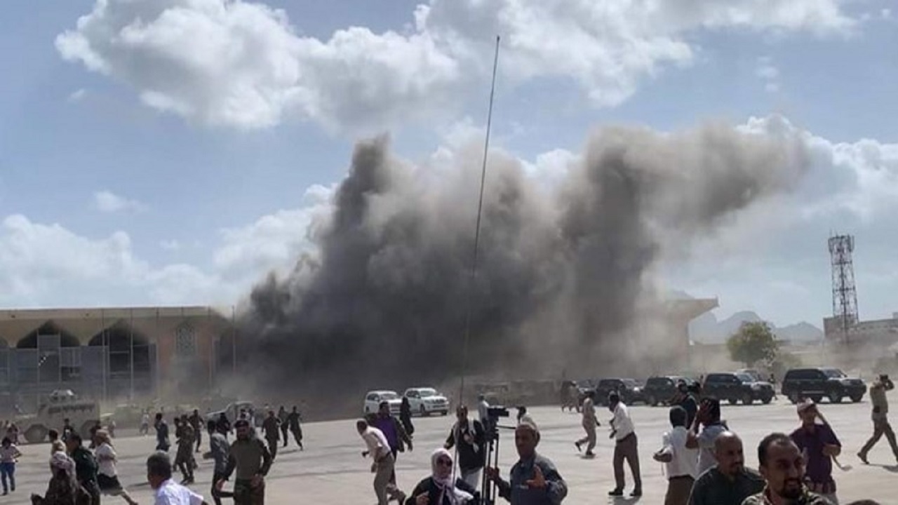 آخرین آمار از تلفات و خسارات انفجارهای فرودگاه عدن