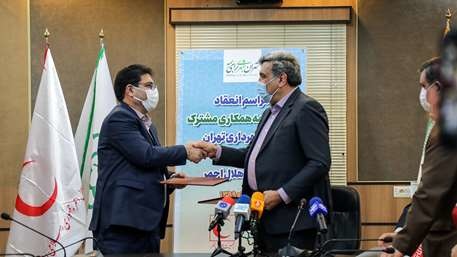 امضای تفاهم‌نامه مشترک میان شهرداری تهران و جمعیت هلال‌احمر