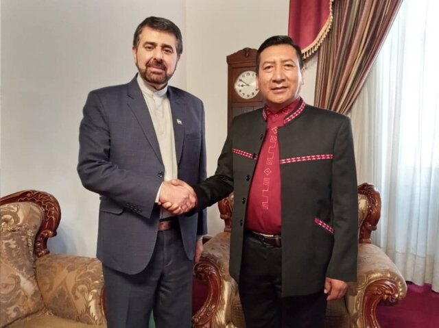 تاکید بر تحکیم همکاری‌های پارلمانی در دیدار سفیر ایران با رییس مجلس نمایندگان بولیوی