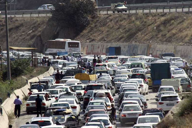ترافیک سنگین در محورهای چالوس، هراز و فیروزکوه