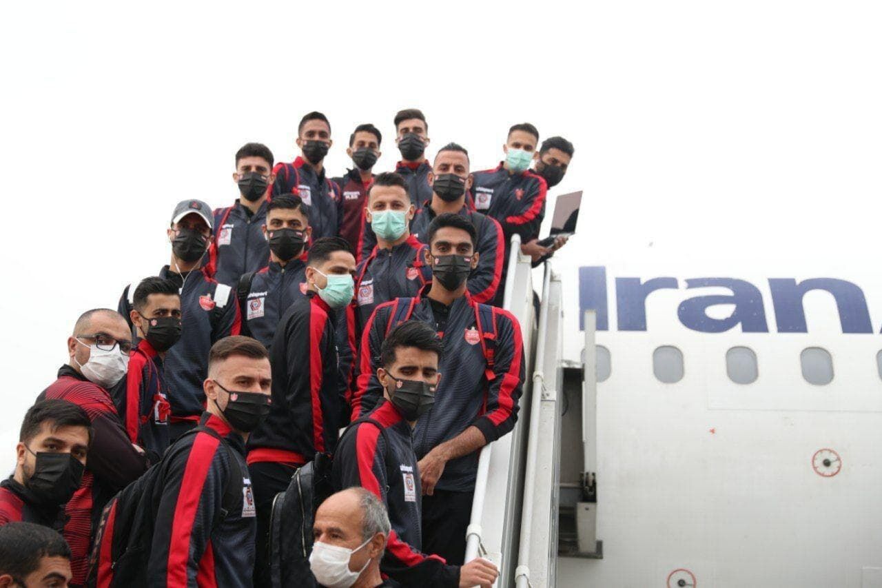 تیم فوتبال پرسپولیس به قطر رفت تیم فوتبال پرسپولیس به قطر رفت