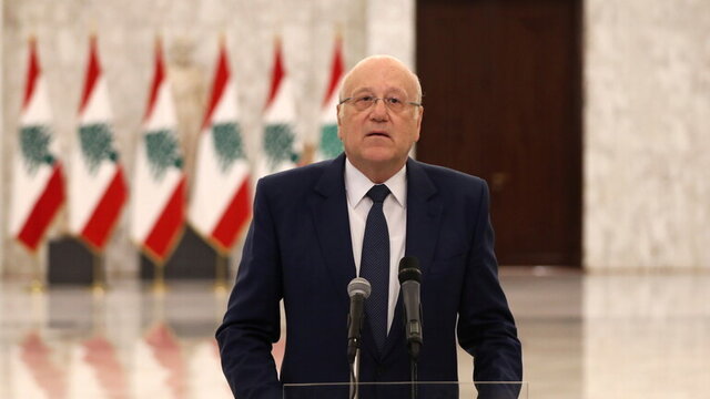 درخواست واشنگتن از میقاتی برای تسریع در تشکیل دولت لبنان