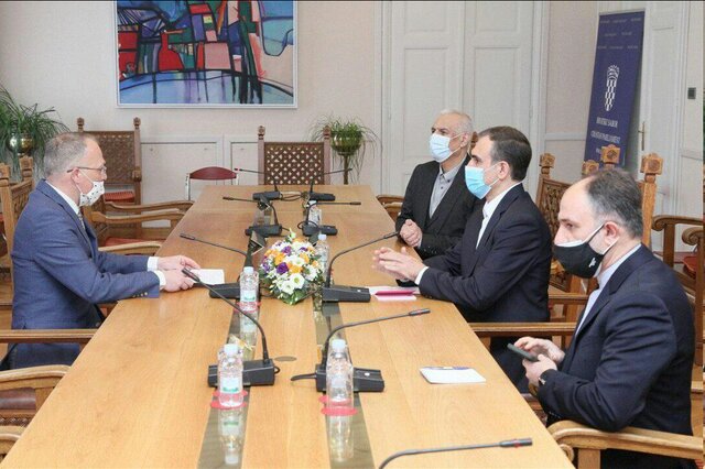 دیدار سفیر ایران در زاگرب با رئیس گروه دوستی پارلمانی کرواسی با ایران