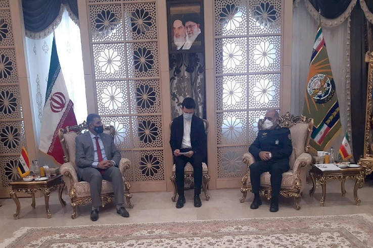 دیدار معاون هماهنگ کننده ستاد کل با مشاور عالی وزیر کشور عراق