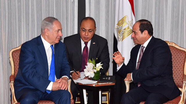 رسانه عبری شرط سیسی برای موافقت با سفر نتانیاهو به مصر را فاش کرد