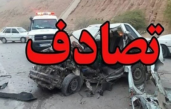 فوت ۶ نفر در حادثه برخورد پراید و پژو ۴۰۵