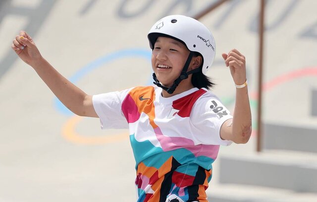 مدال طلا برای ورزشکار ۱۳ ساله در المپیک توکیو