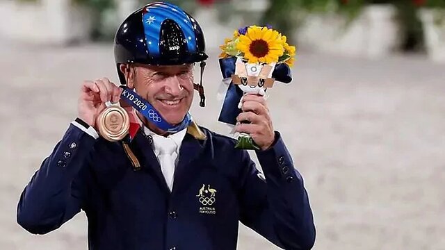 مسن‌ترین مدال آور استرالیا در المپیک با ۶۲ سال سن