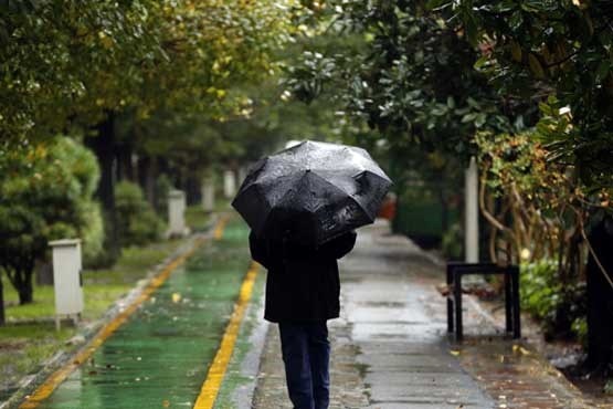 بارش باران در تهران و ۱۶ استان دیگر/ وضعیت جوی دو روز آینده