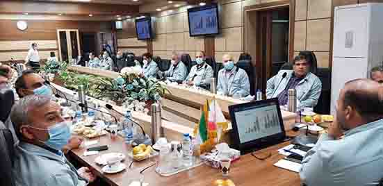 جلسه کمیته راهبری شرکت فولاد خوزستان